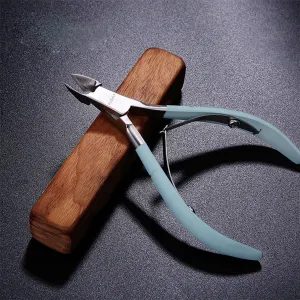 FaSoLa Stainless Steel Cuticle Nipper - Olive Green