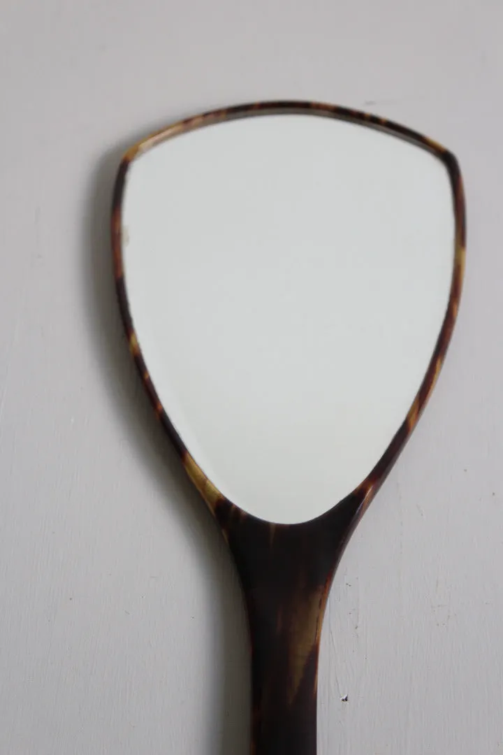 Faux Tortoiseshell Hand Mirror