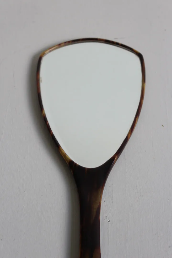Faux Tortoiseshell Hand Mirror