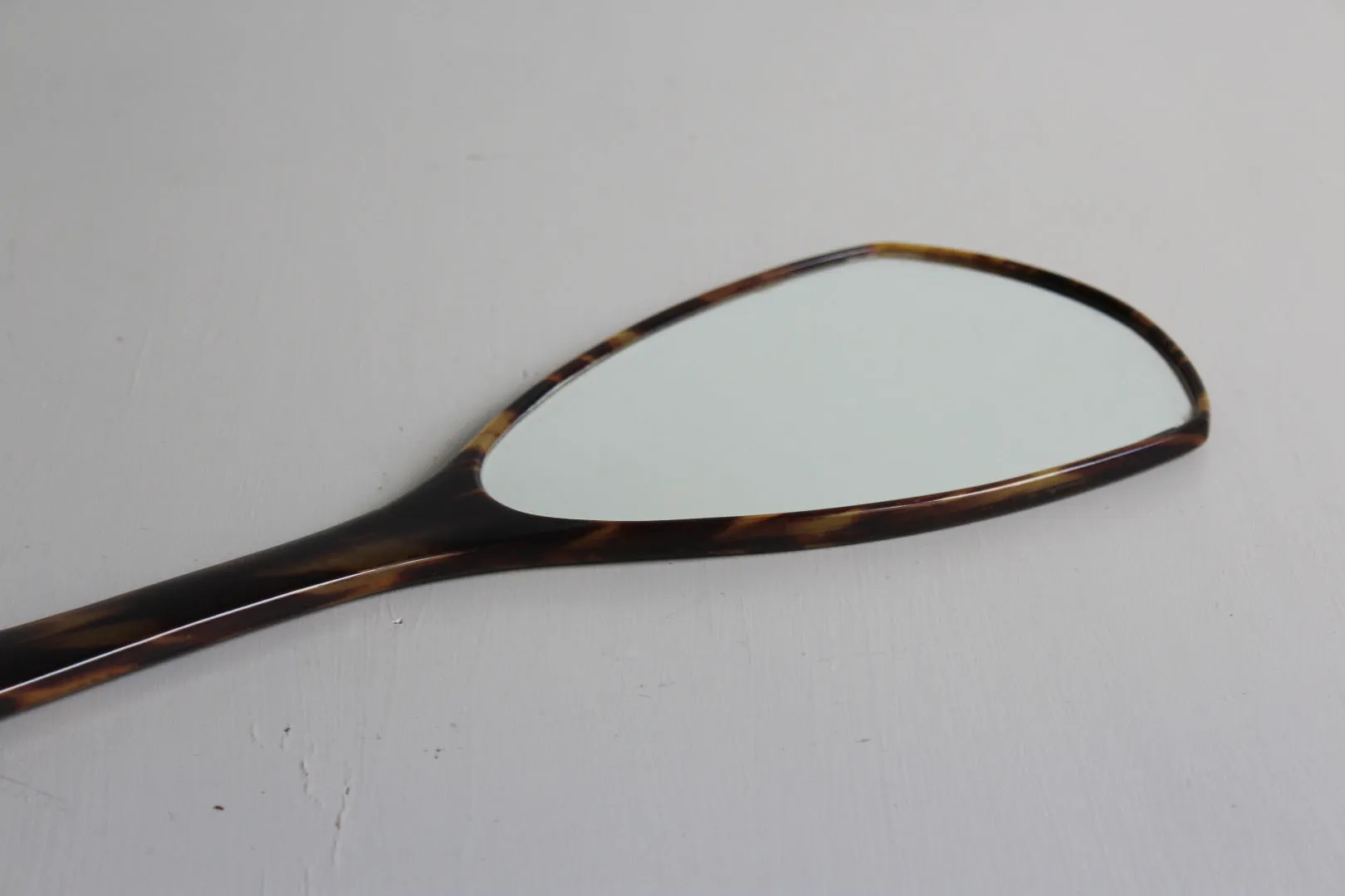 Faux Tortoiseshell Hand Mirror