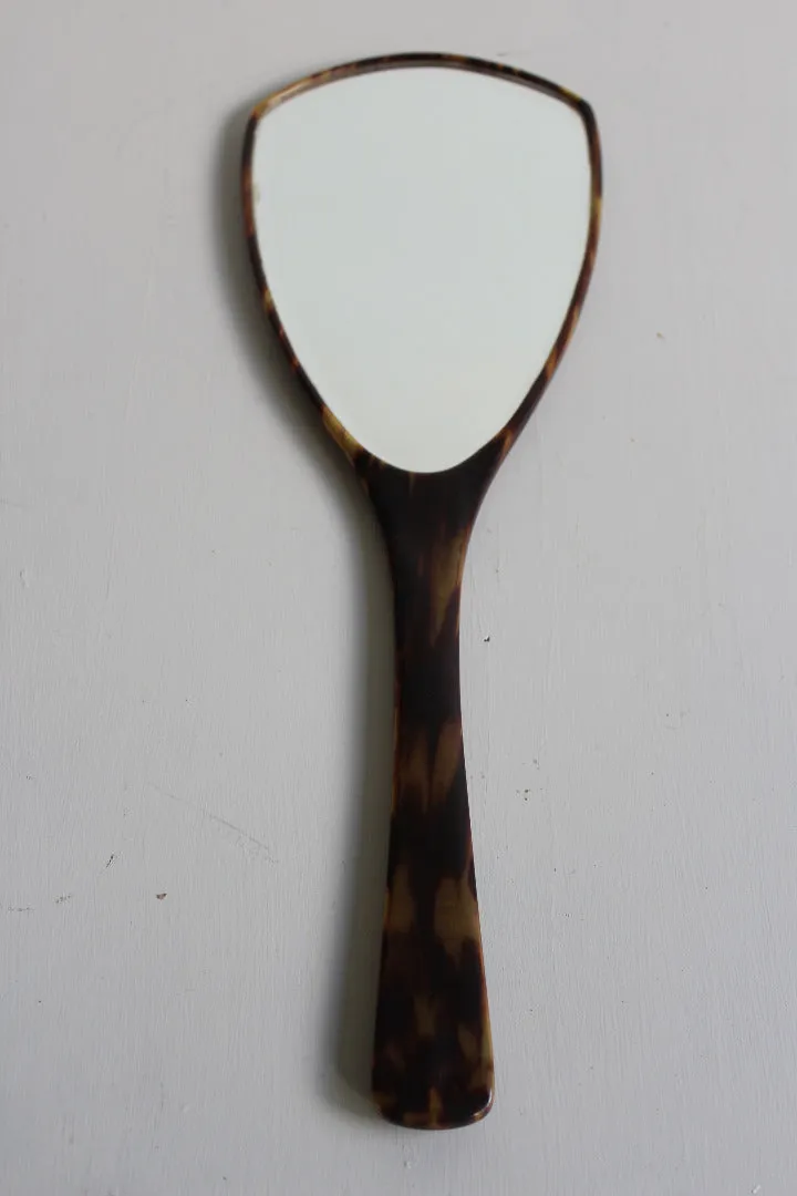 Faux Tortoiseshell Hand Mirror