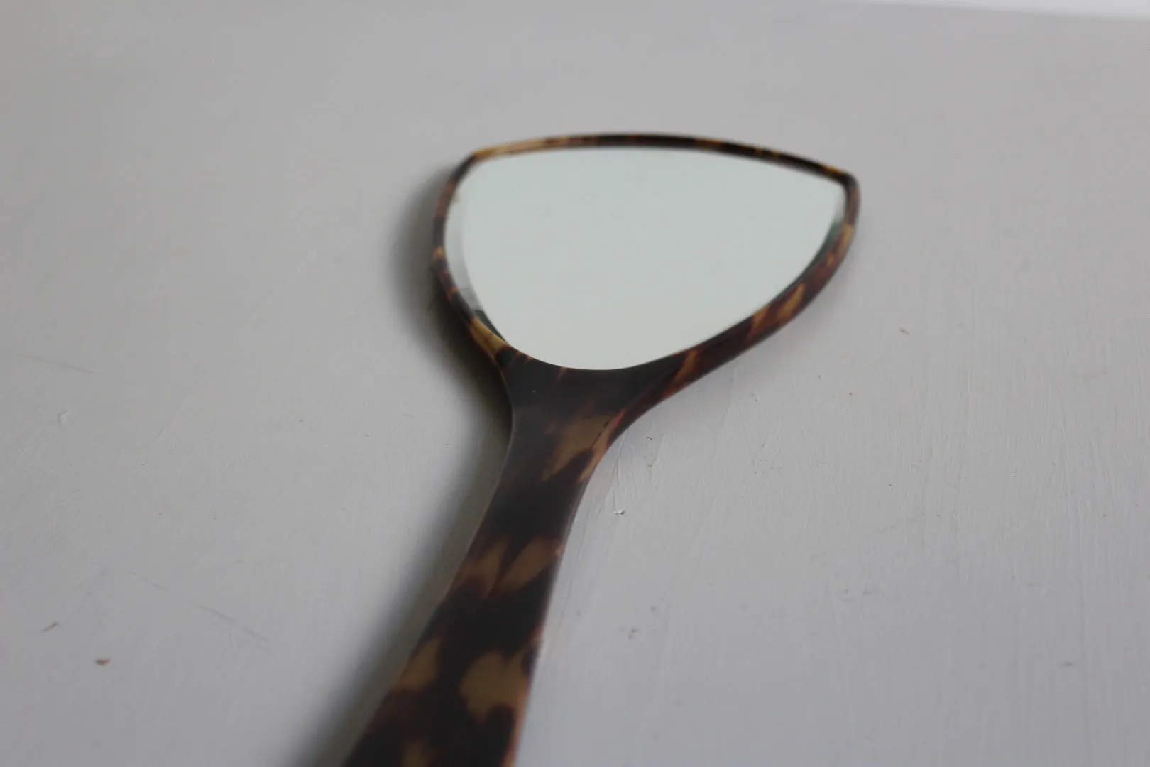 Faux Tortoiseshell Hand Mirror