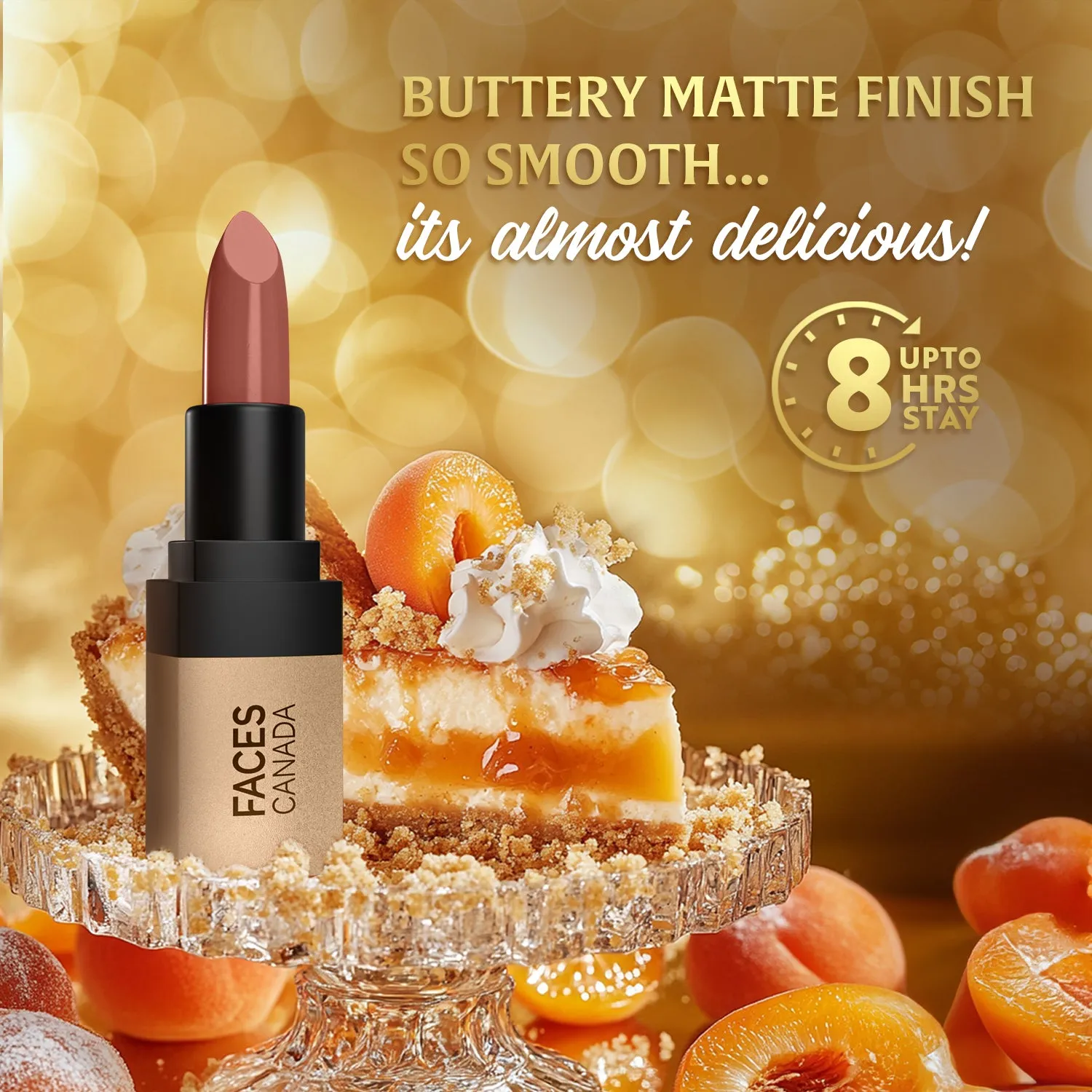 FC Comfy Matte Velvet Touch Lipstick Apricot Jam 15