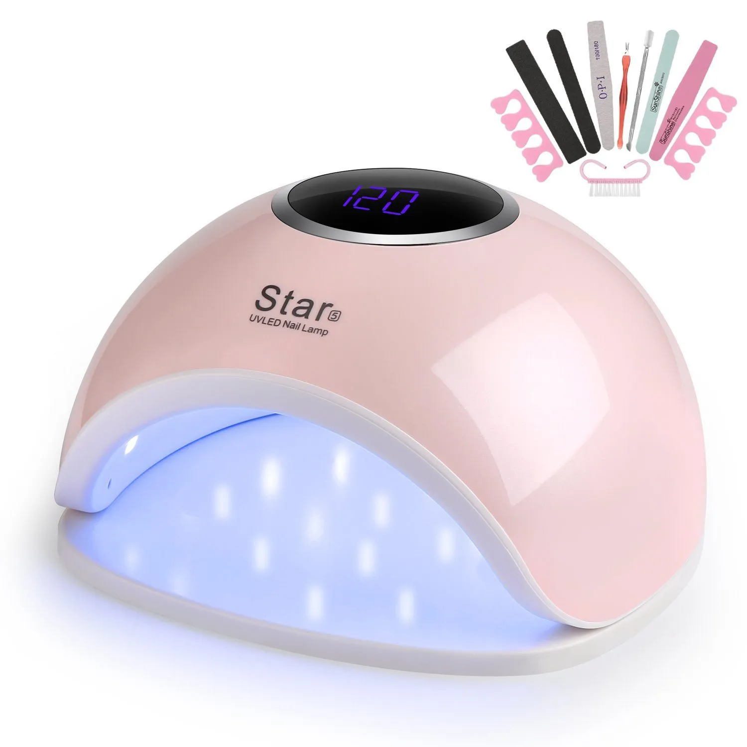 FINATE 72W UV LED Gel Nail Lamp