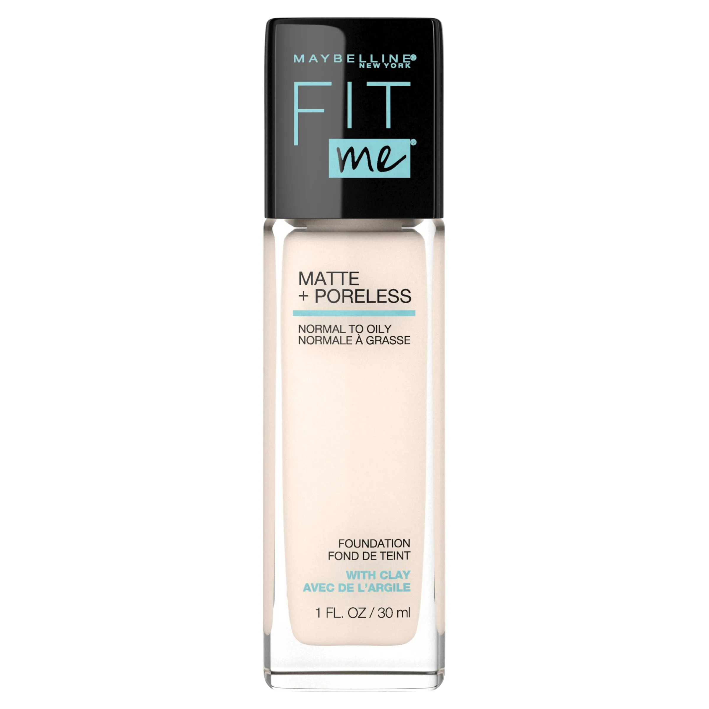 FIT ME MATTE & PORELESS MATTIFYING LIQUID FOUNDATION 102 FAIR PORCELAIN 30ML