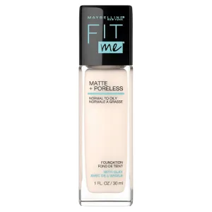 FIT ME MATTE & PORELESS MATTIFYING LIQUID FOUNDATION 102 FAIR PORCELAIN 30ML
