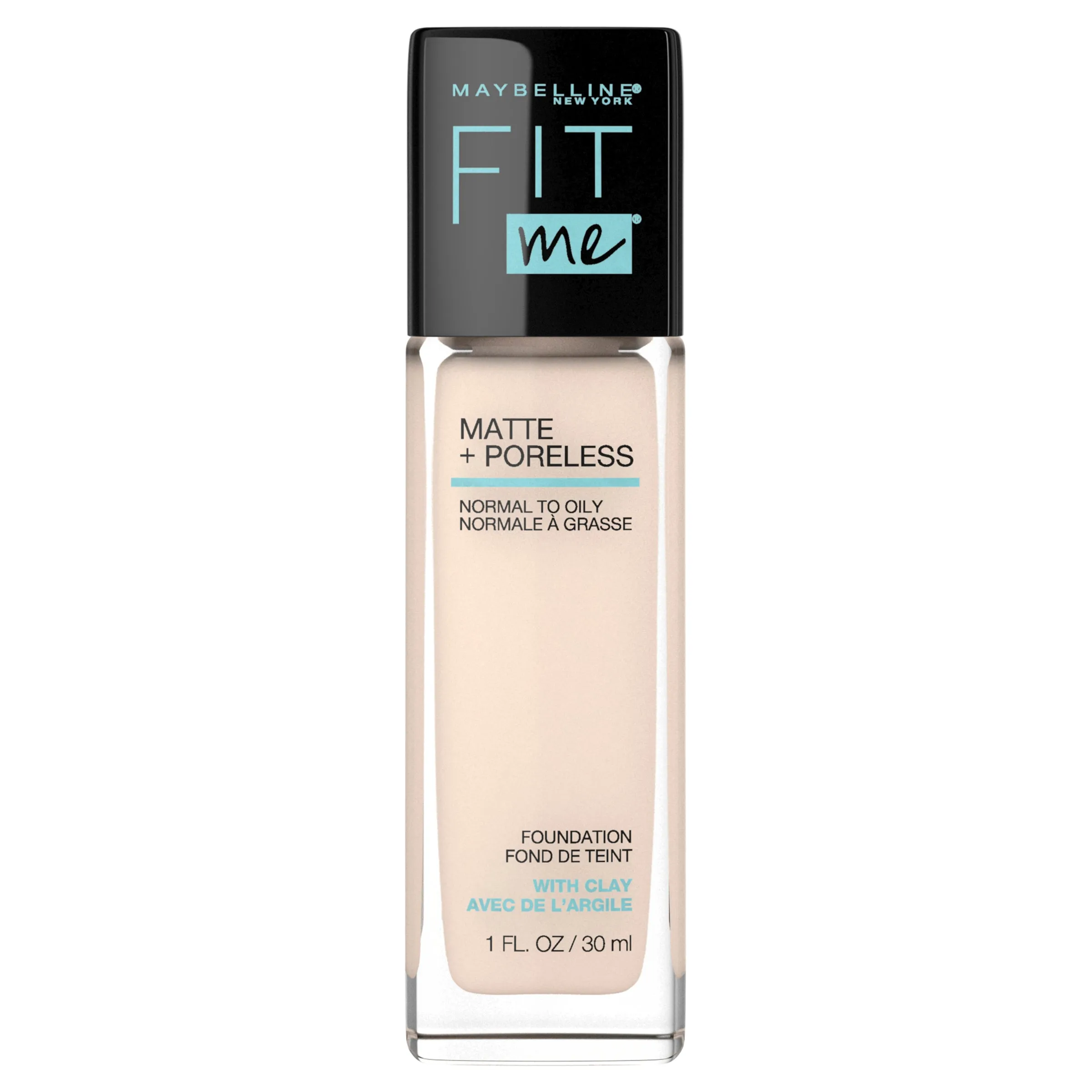 FIT ME MATTE & PORELESS MATTIFYING LIQUID FOUNDATION 105 FAIR IVORY 30ML