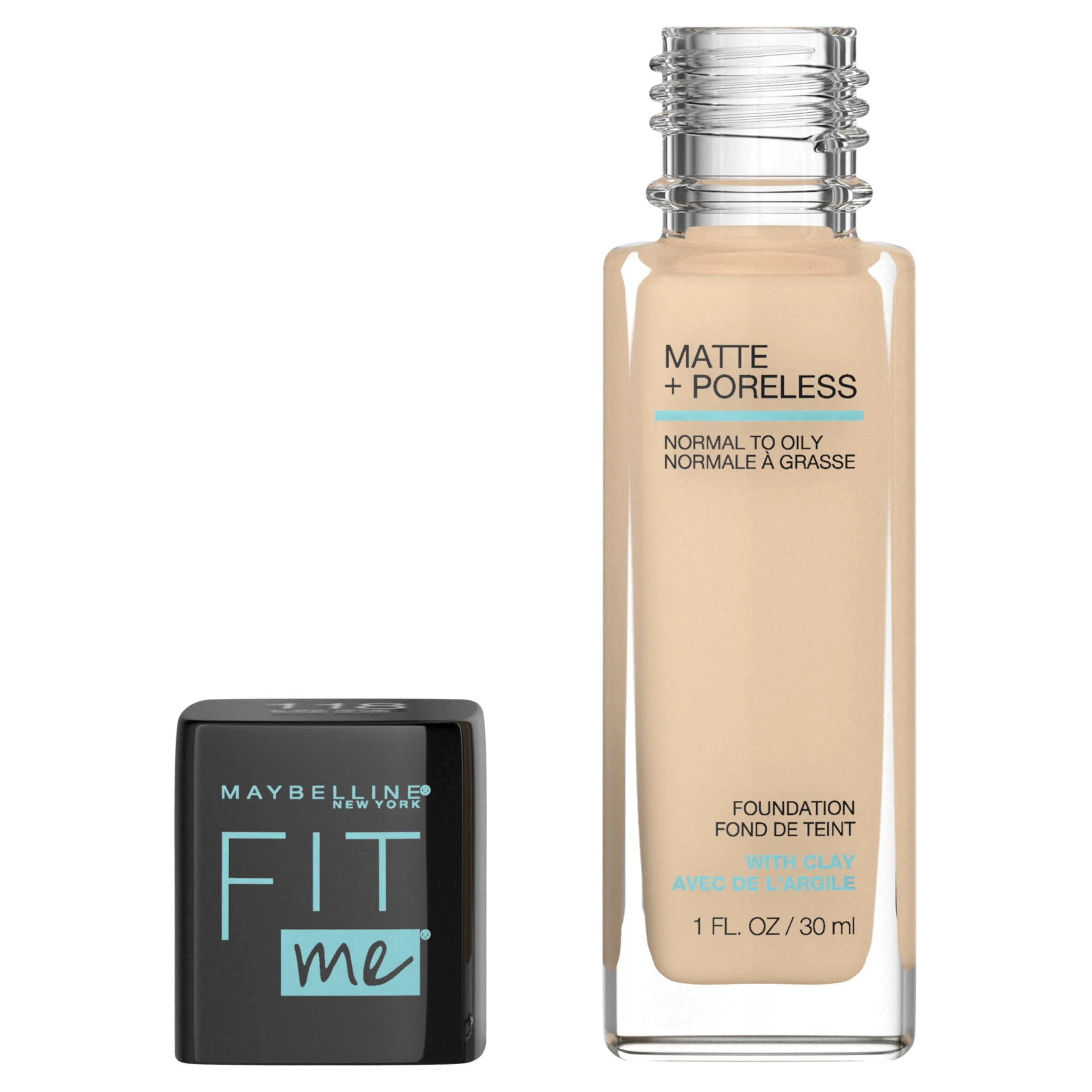FIT ME MATTE & PORELESS MATTIFYING LIQUID FOUNDATION 118 LIGHT BEIGE 30ML