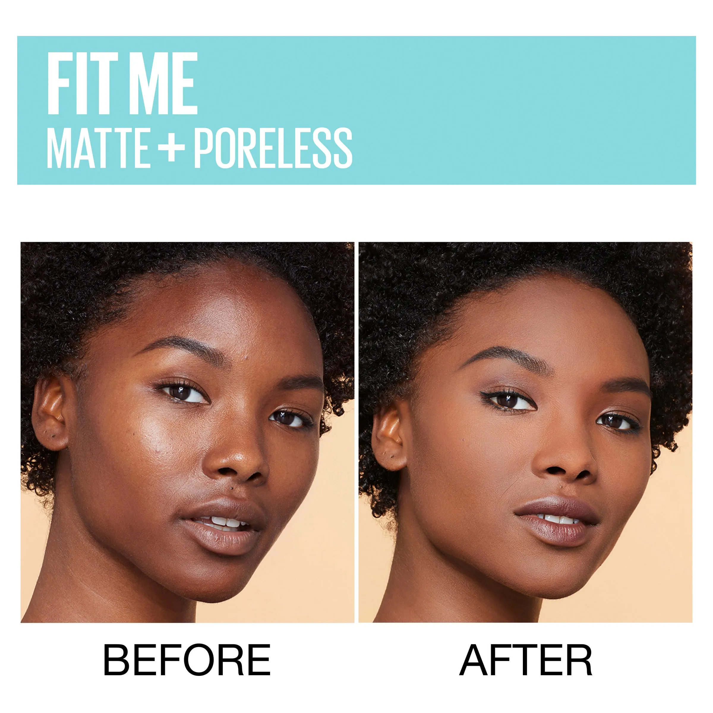 FIT ME MATTE & PORELESS MATTIFYING LIQUID FOUNDATION 334 WARM SUN 30ML