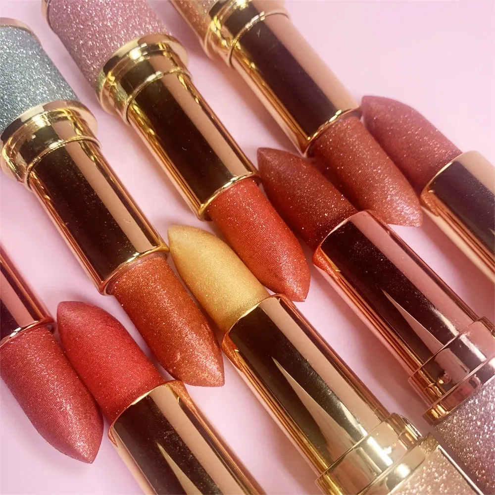 Flashy Shimmer Diamonds Lipsticks - Metallic Glitter