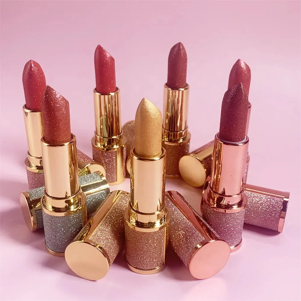 Flashy Shimmer Diamonds Lipsticks - Metallic Glitter