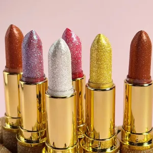 Flashy Shimmer Diamonds Lipsticks - Metallic Glitter