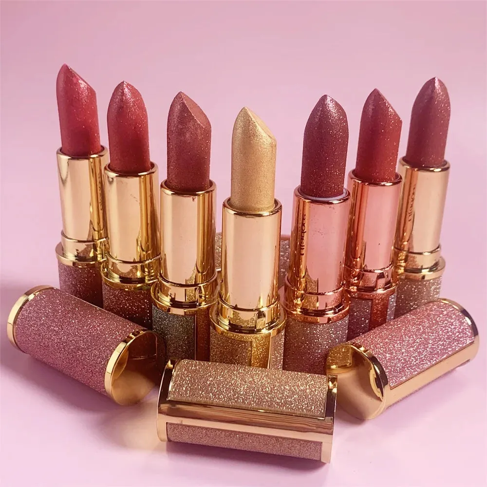 Flashy Shimmer Diamonds Lipsticks - Metallic Glitter