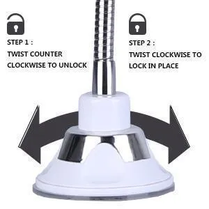 Flexible Magnification Makeup Mirror