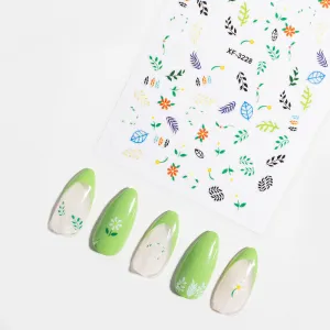 Flower Shower Nail Stickers