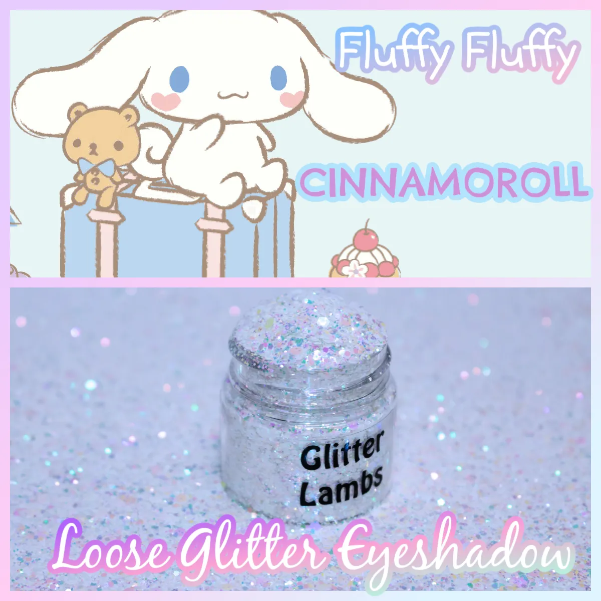 Fluffy, Fluffy Cinnamoroll Loose Glitter Eyeshadow