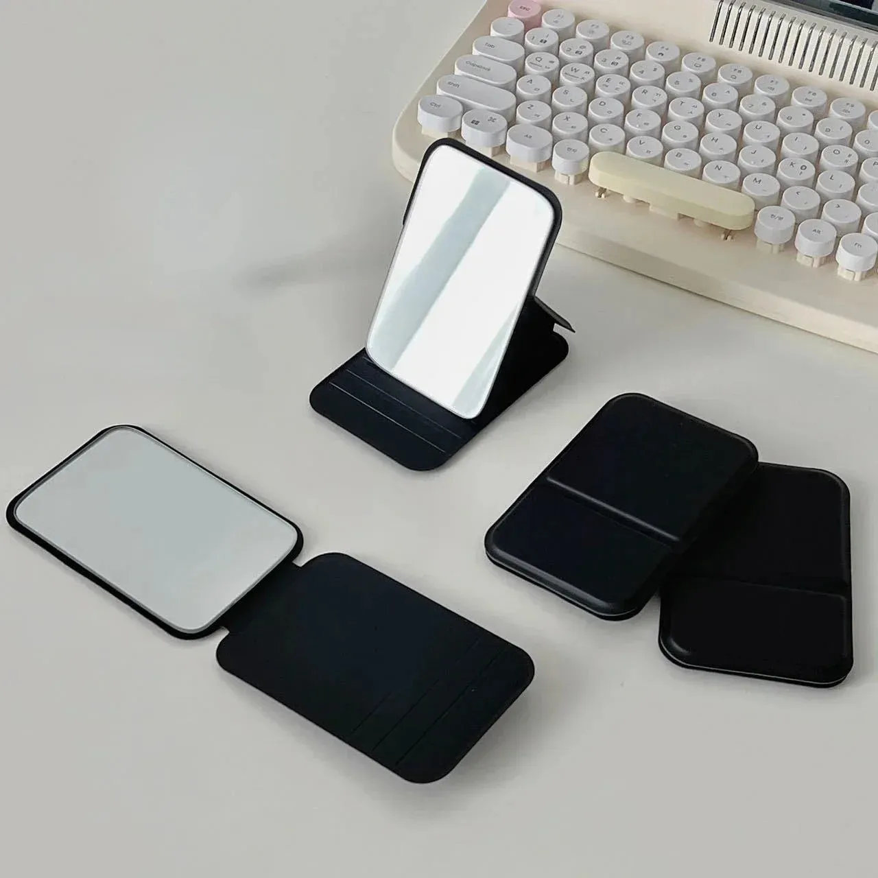 Foldable Compact Makeup Mirror