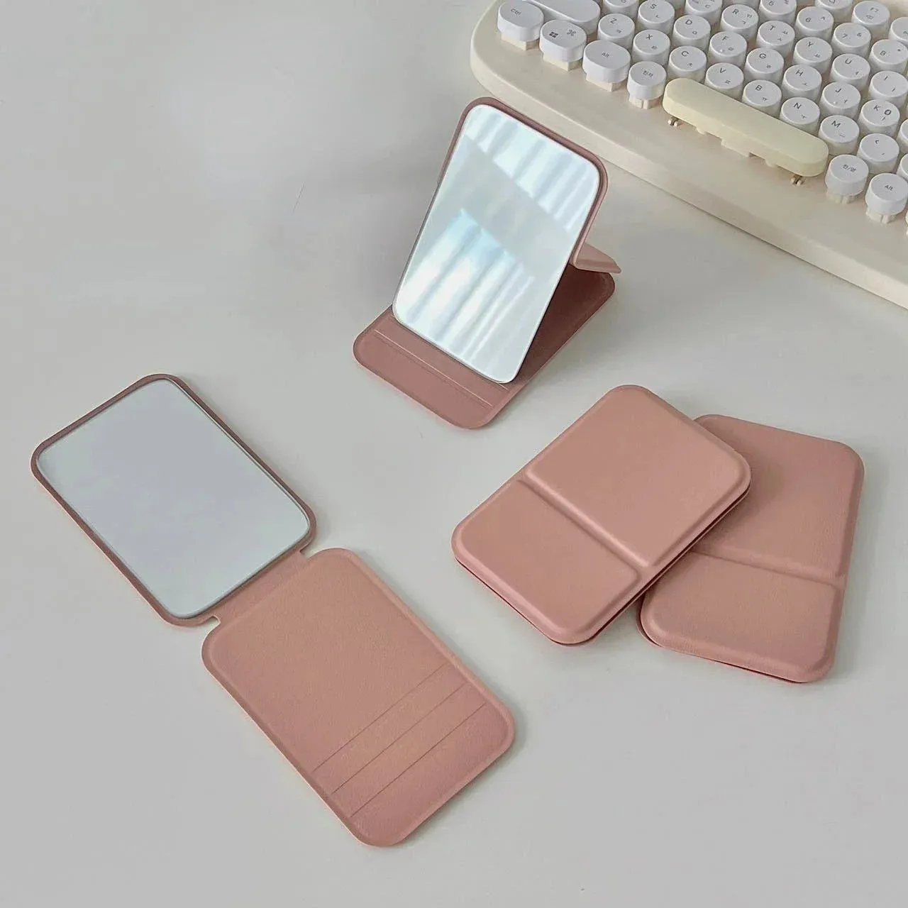Foldable Compact Makeup Mirror