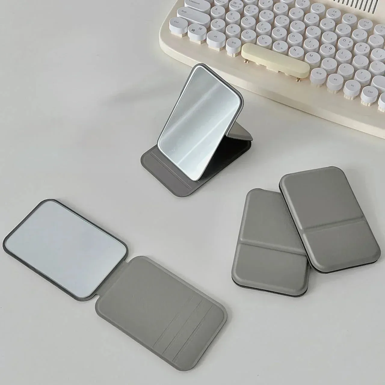 Foldable Compact Makeup Mirror