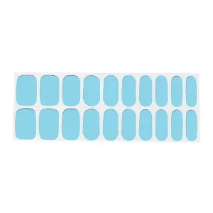 Frosted Blue | Gel Nail Stickers