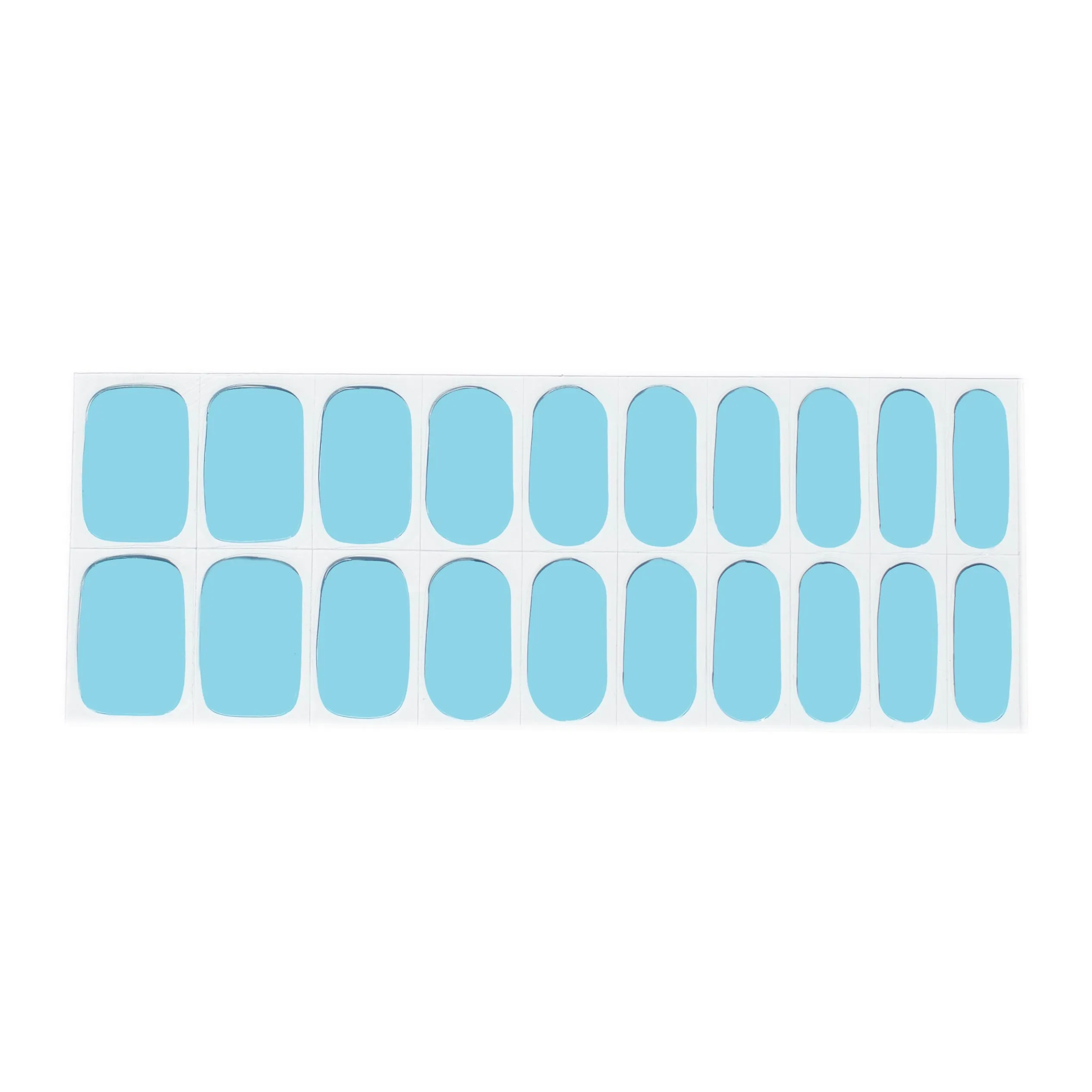 Frosted Blue | Gel Nail Stickers