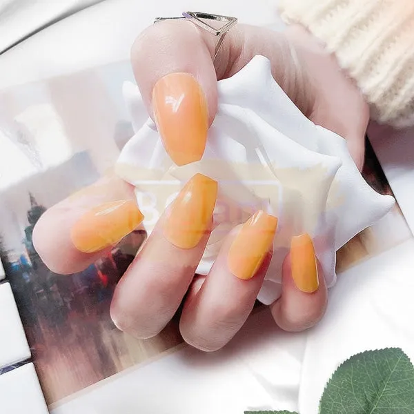 Full Cover Ballerina Nail Tips Natural 500 Tips
