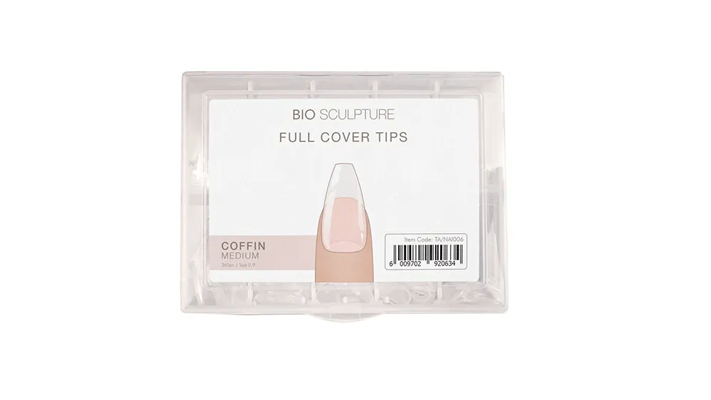 FULL COVER NAIL TIPS - COFFIN MEDIUM