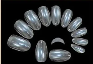 Full Cover Tips - Oval / Clear