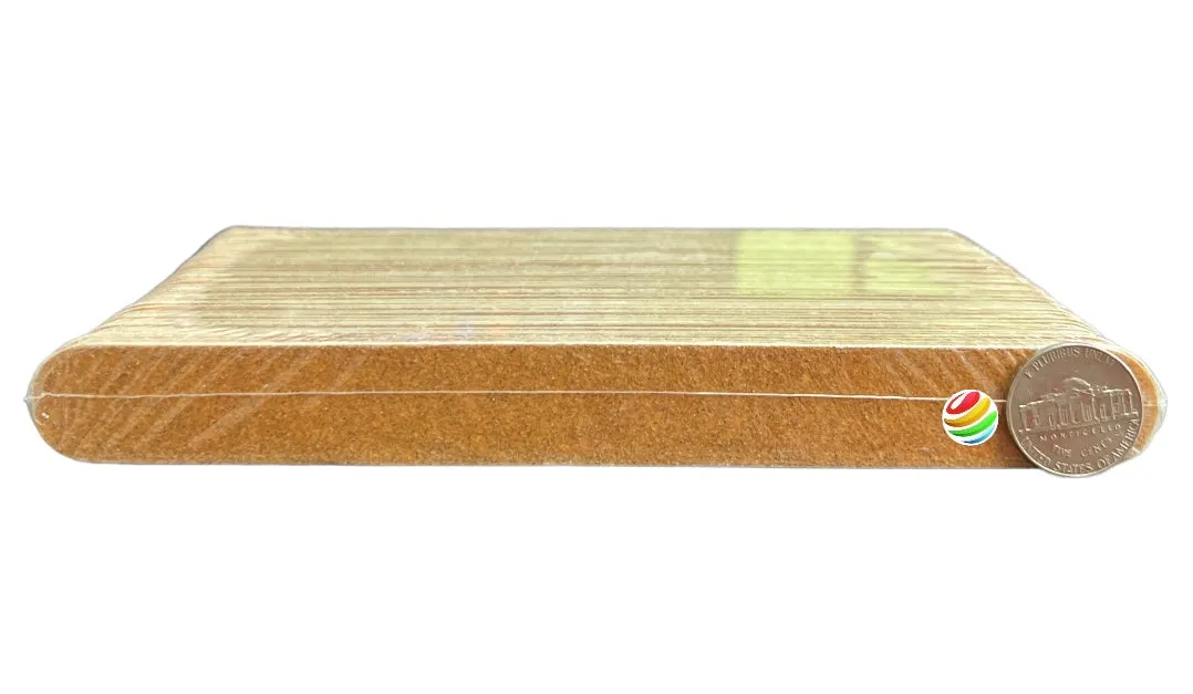 Garnet Nail Files & Emery Boards 7” Medium & Medium 100/100 Garnet Manicure File 1683