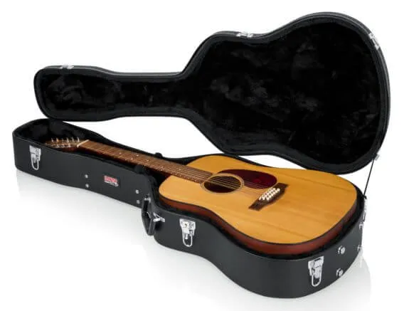 Gator GWE-DREAD12 12-String Dreadnought Guitar Hard-Shell Wood Case