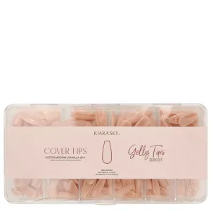 Gelly Tips - Coffin Medium - Vanilla Sky - WS