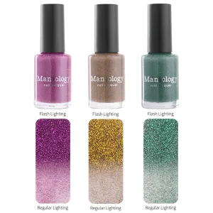 Glitter Bomb: 3-Piece Reflective Glitter Nail Polish Set