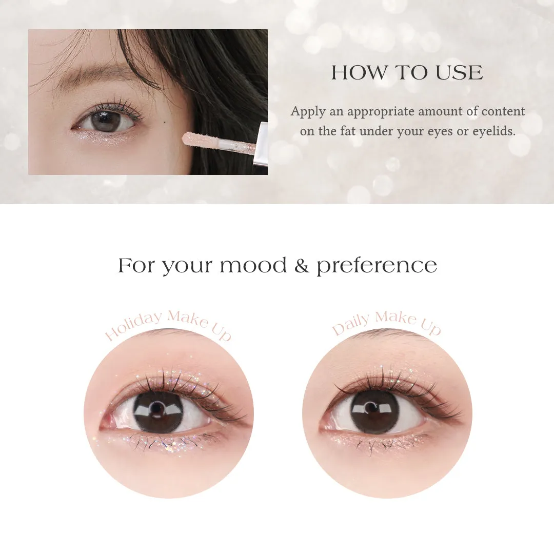 Glitter eyeshadow