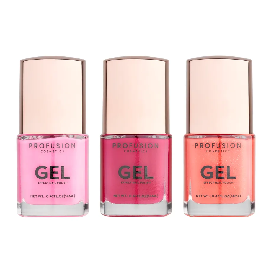GO-TO BRIGHTS | 3 PC GEL EFFECT NAIL POLISH SET
