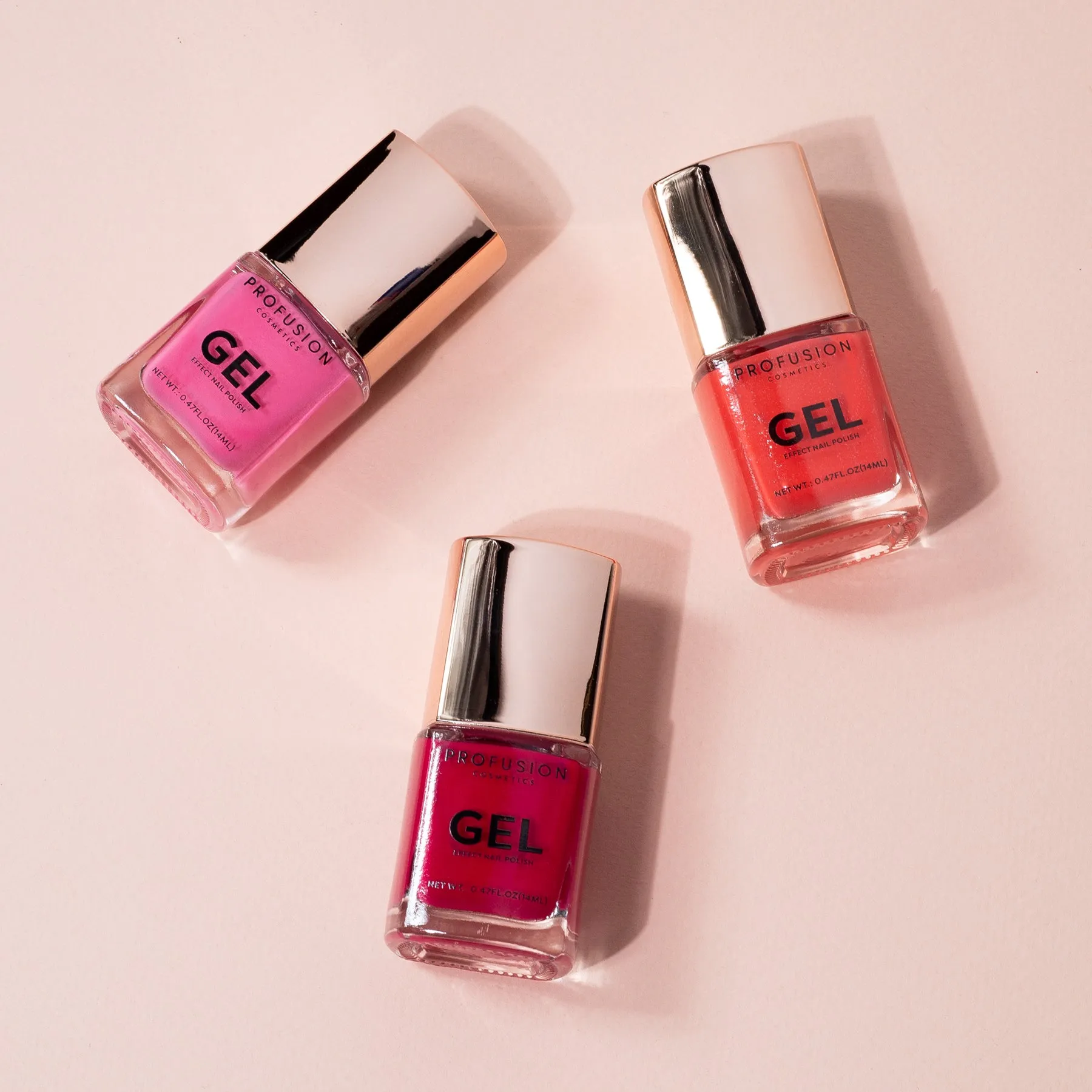 GO-TO BRIGHTS | 3 PC GEL EFFECT NAIL POLISH SET