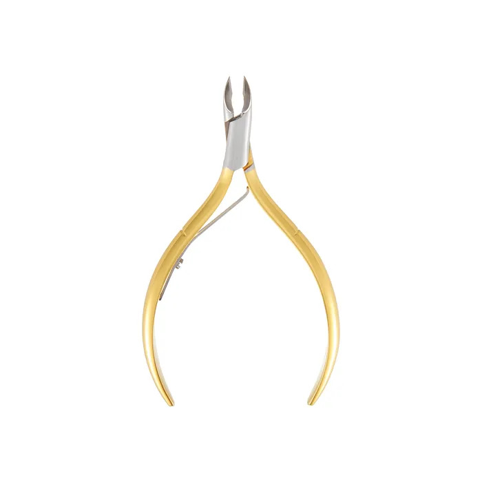 GOLD Cuticle Nipper - D-05V (Stainless Steel)