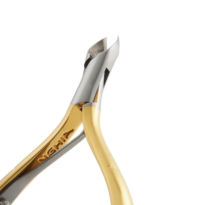 GOLD Cuticle Nipper - D-05V (Stainless Steel)