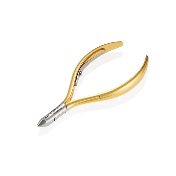 GOLD Cuticle Nipper - D-05V (Stainless Steel)