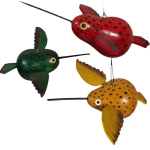 Gourd Hummingbird Ornament