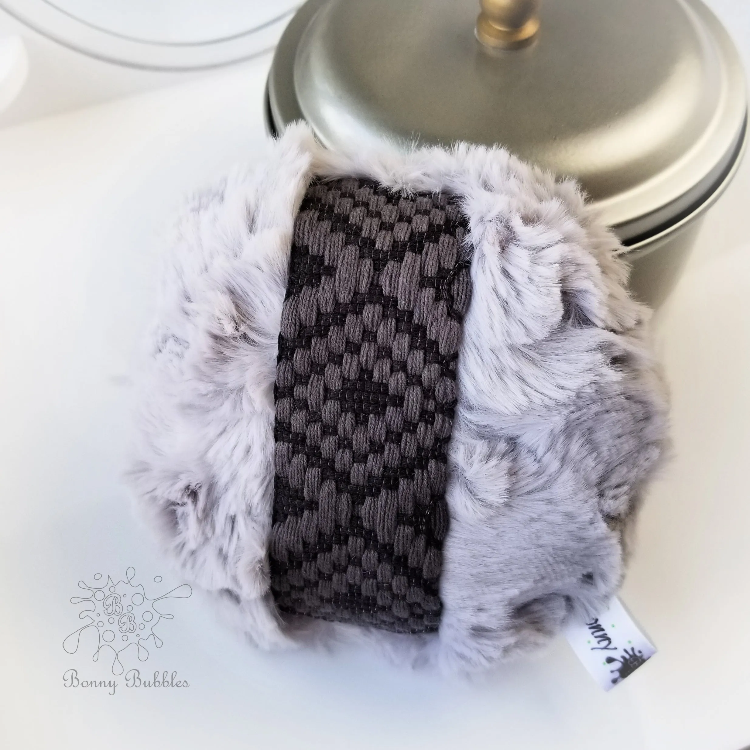 GRAY - Body Powder Duster, 5 inch