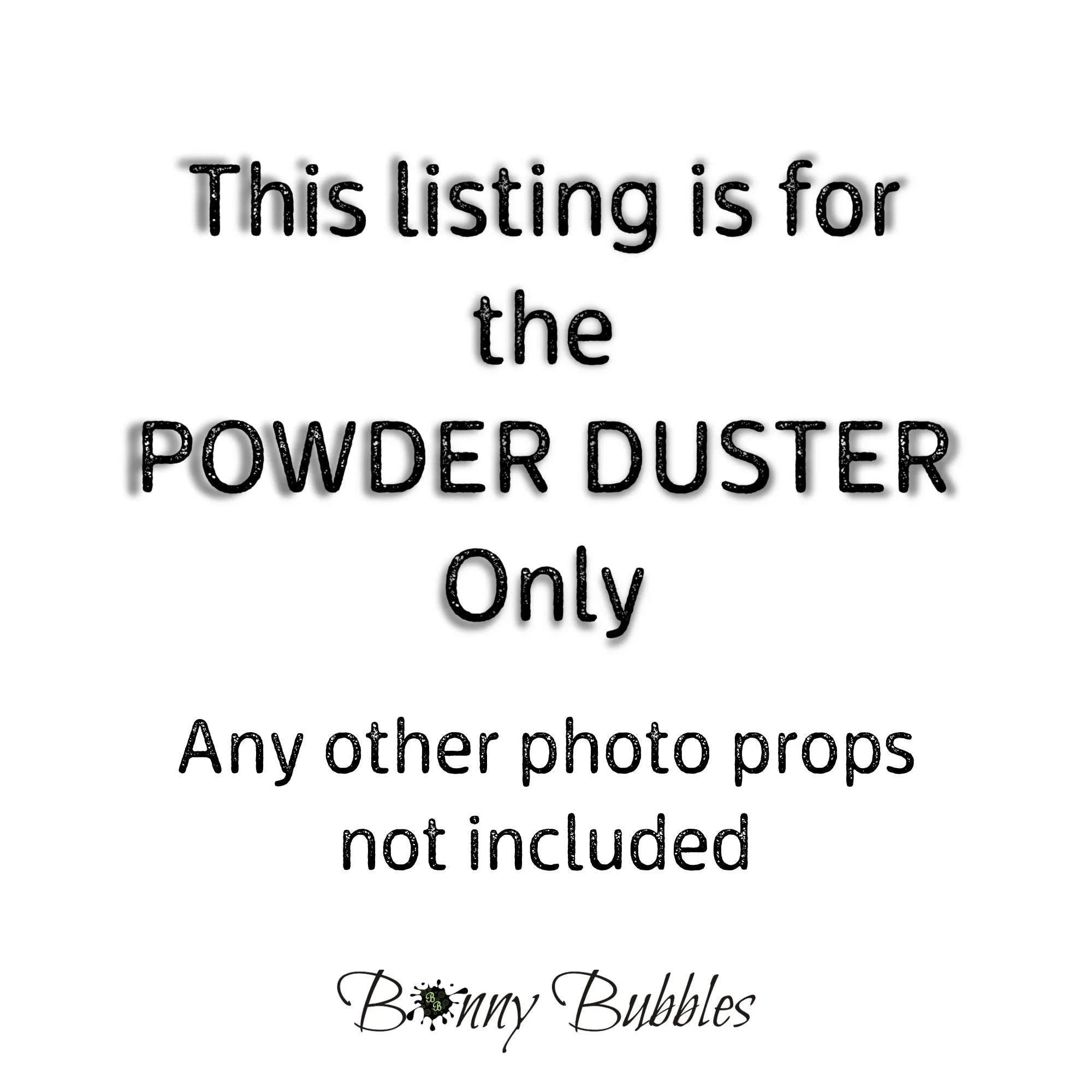 GRAY - Body Powder Duster, 5 inch