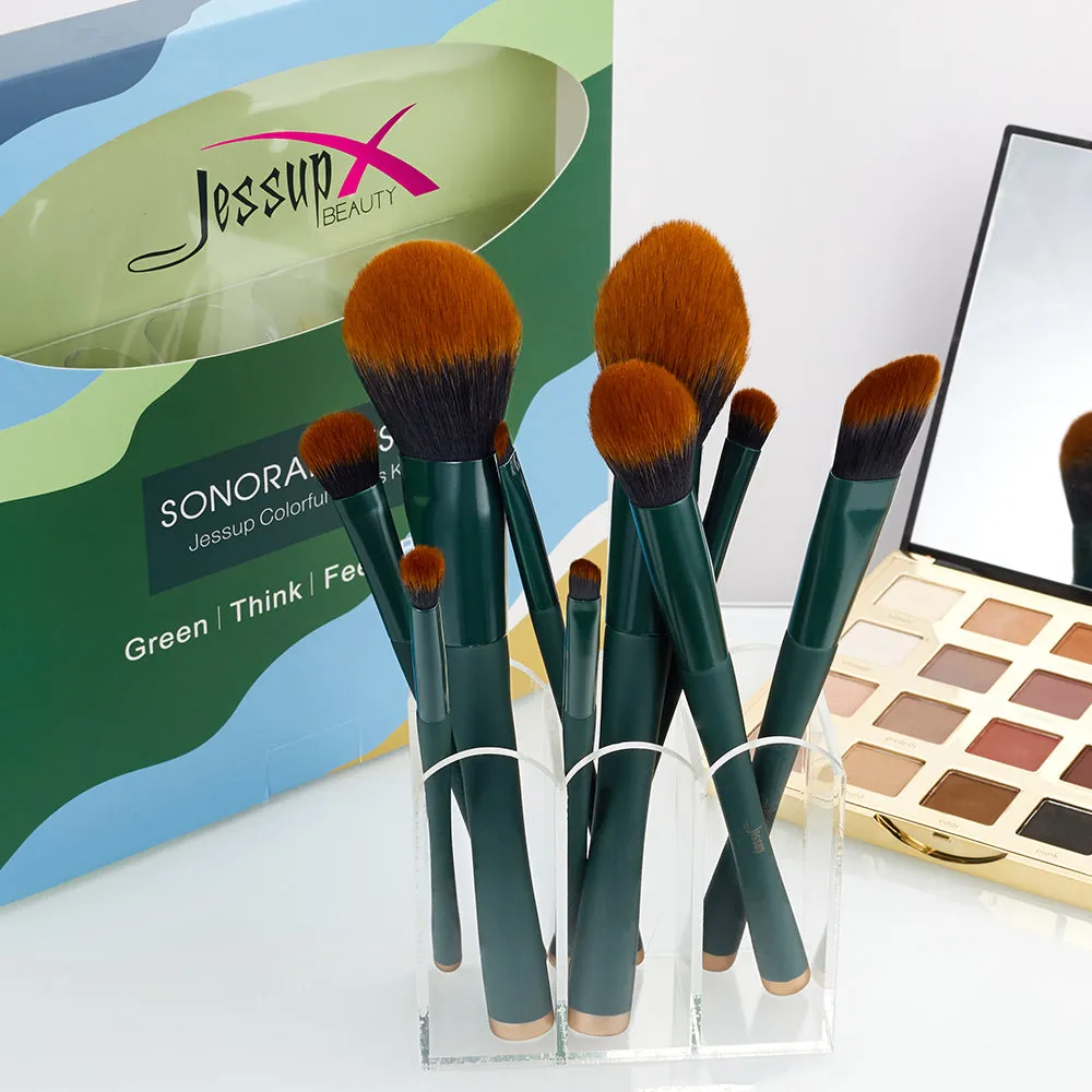 Green Basic Brush Set 9Pcs T268