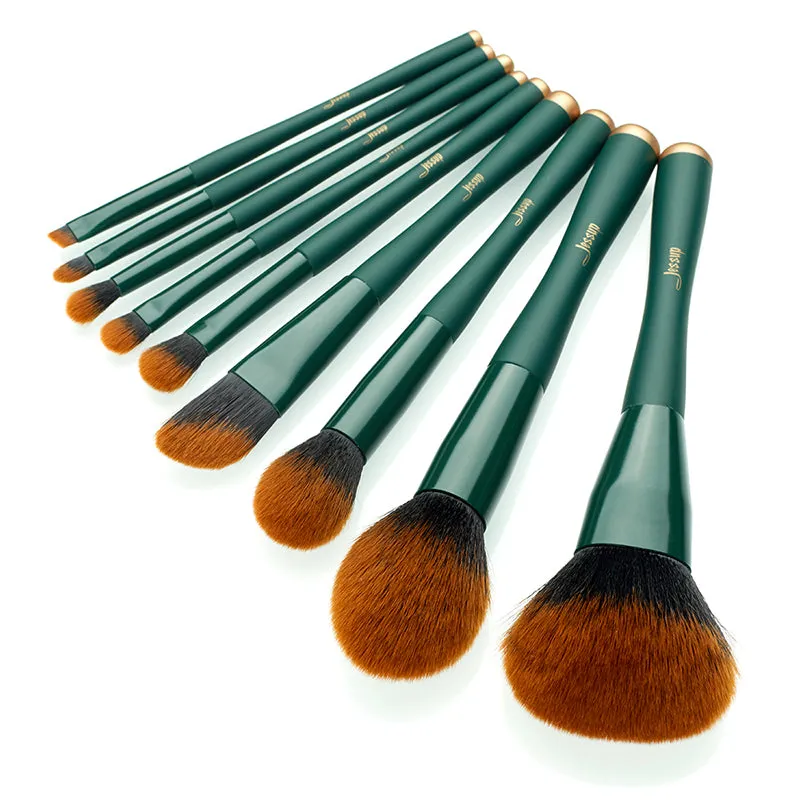 Green Basic Brush Set 9Pcs T268
