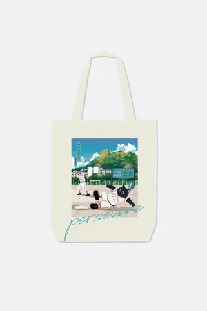 Grodesign - Persevere Cream White Tote by MissQuai