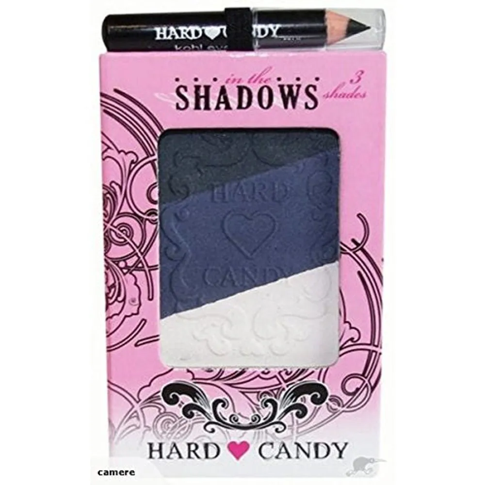 Hard Candy Eye Shadow In The Shadows Trio w/ Mini Eyeliner Pencil
