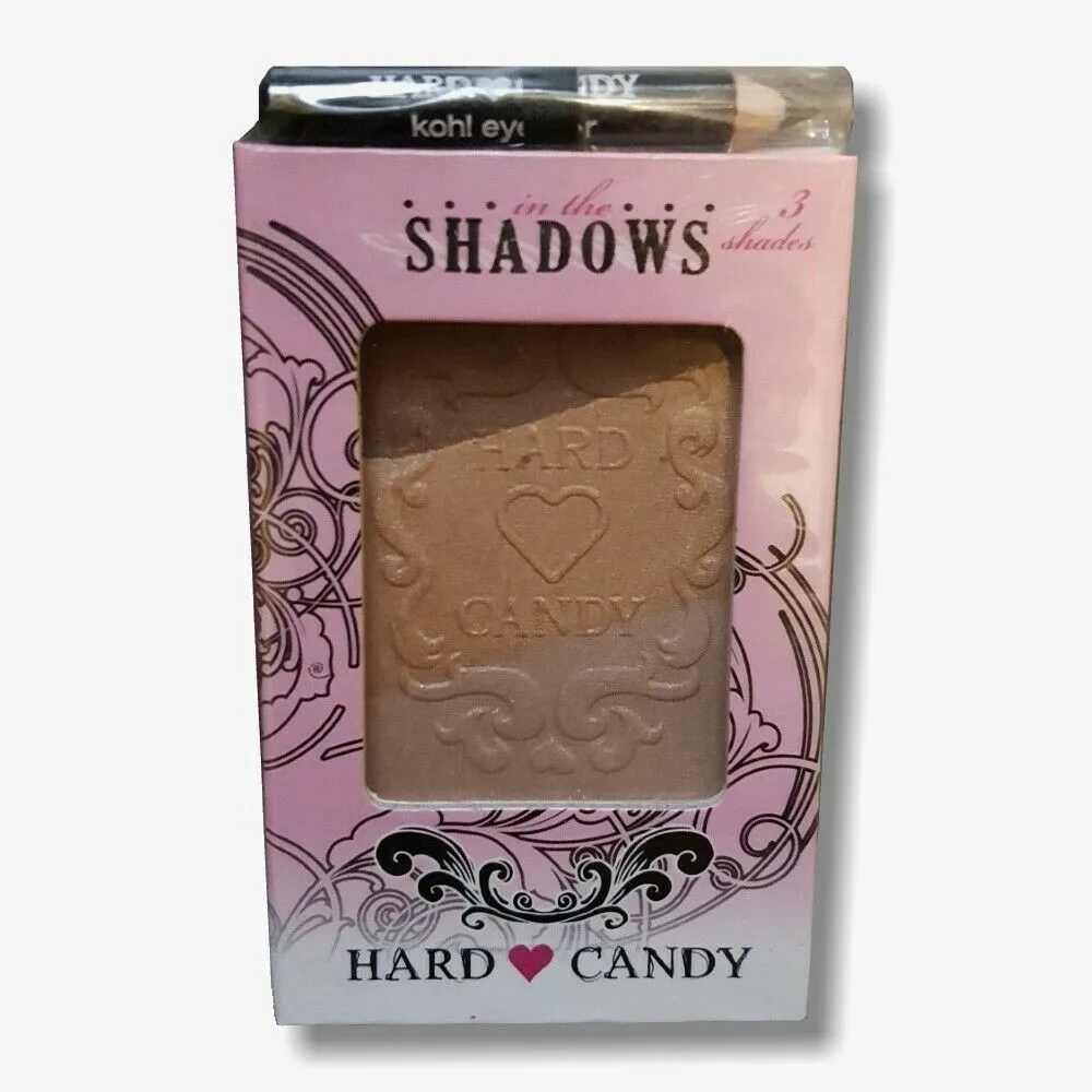 Hard Candy Eye Shadow In The Shadows Trio w/ Mini Eyeliner Pencil