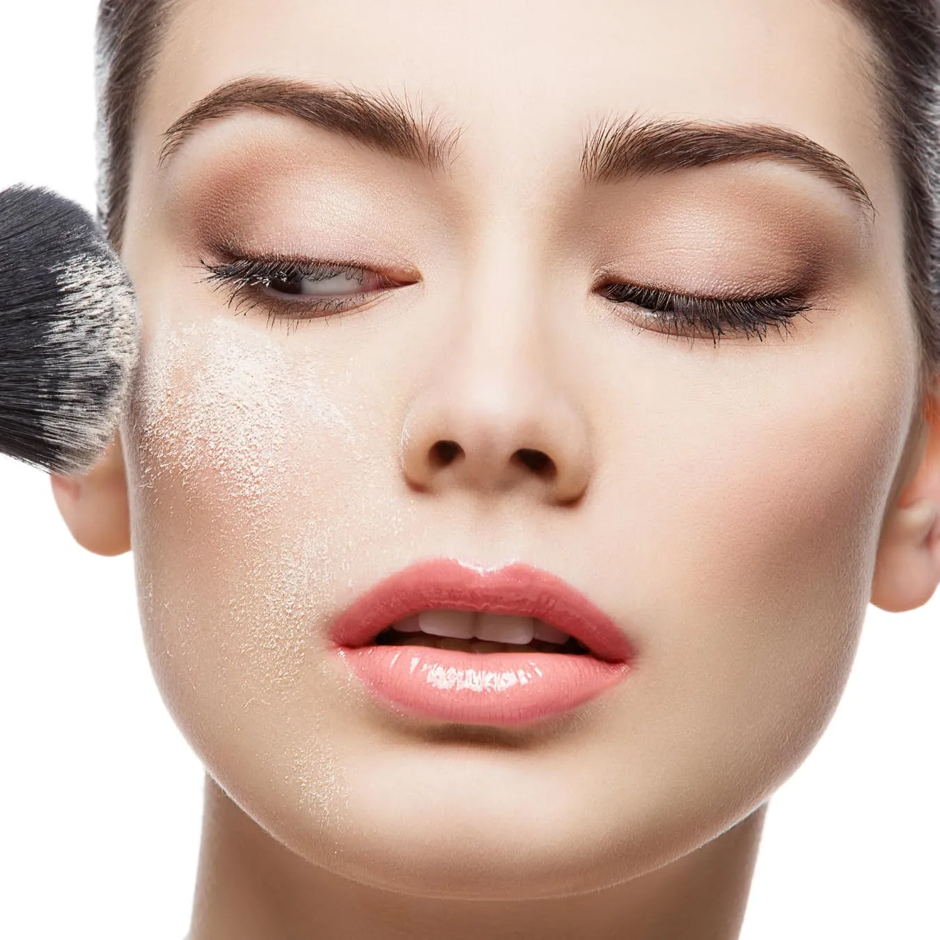 HD Loose Powder Form, Paraben-Free, Lightweight,Breathable, Long-Lasting, Transparent, Flawless Matte Finish, Face Setting Makeup Gift for Women, Ivory