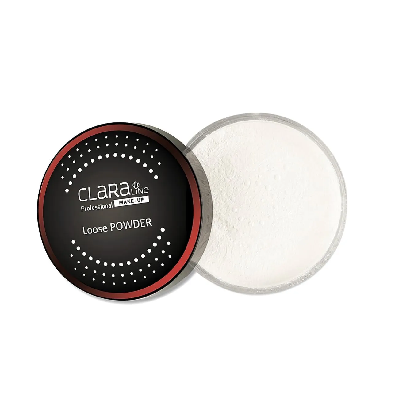 HD Loose Powder Form, Paraben-Free, Lightweight,Breathable, Long-Lasting, Transparent, Flawless Matte Finish, Face Setting Makeup Gift for Women, White