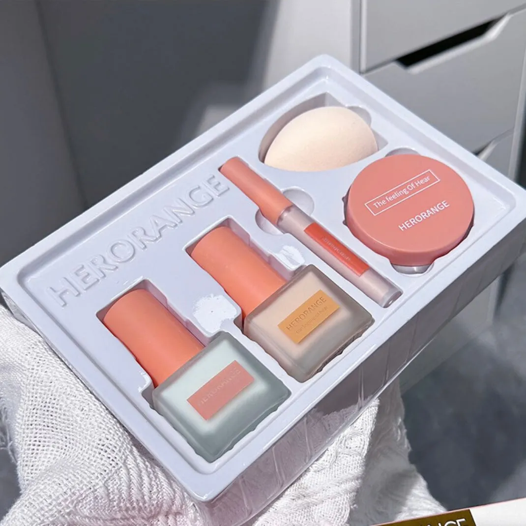 HERORANGE - 5pcs Face Makeup Set
