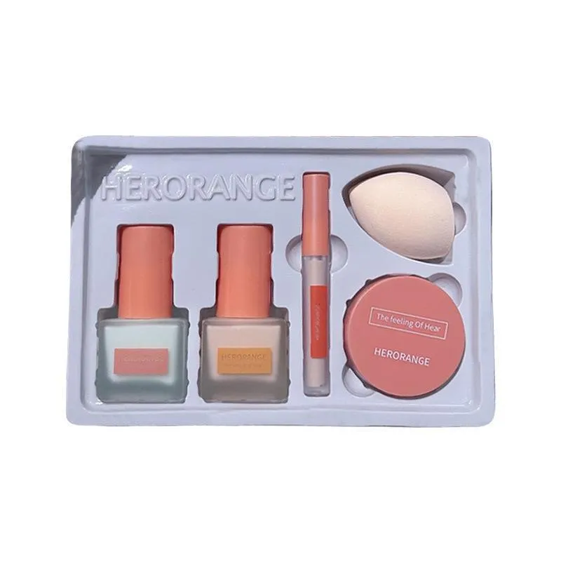 HERORANGE - 5pcs Face Makeup Set